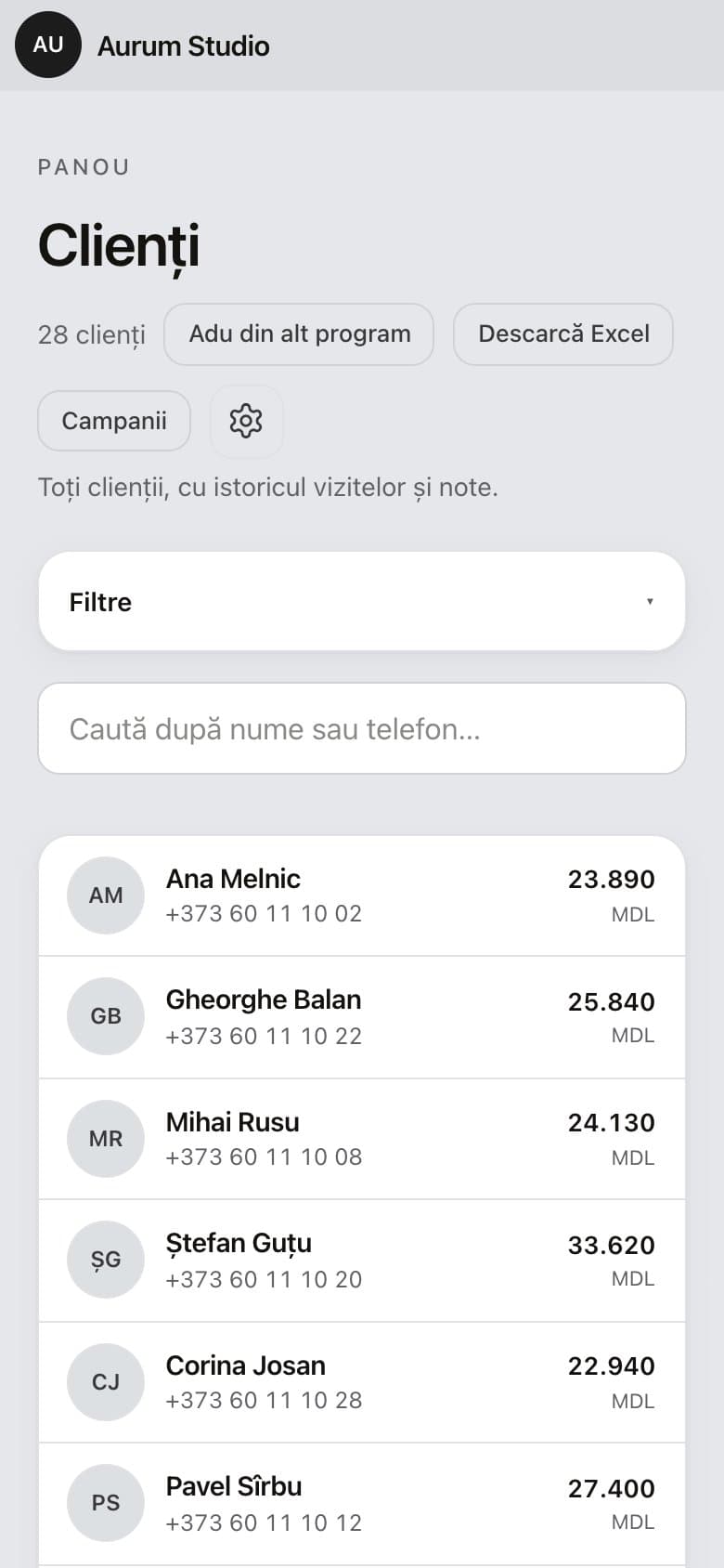 Clienții