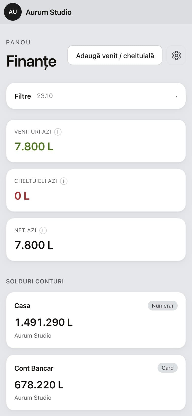 Banii zilei